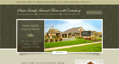 Desktop Screenshot of dunnfamilyfuneralhome.com